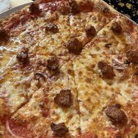 Pizza con Heura  at La Clote in Barcelona