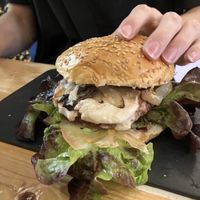 Hamburguesa vegana  at La Clote in Barcelona
