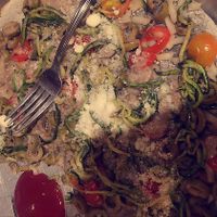 buckwheat pizza  at La Clote in Barcelona