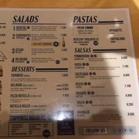 menu at La Clote in Barcelona
