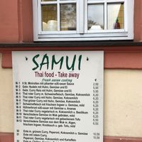outside at Samui Asia Lounge in Erlangen