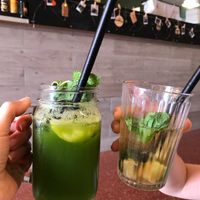 Extracto verde y mojito  at Samelo Veg in Tenerife
