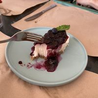 Berry cheesecake  at Samelo Veg in Tenerife