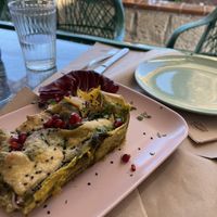 Spinach lasagna  at Samelo Veg in Tenerife