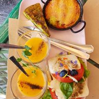 Tasting plate at Samelo Veg in Tenerife
