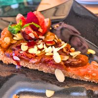 Tarta con higos canarios  at Samelo Veg in Tenerife