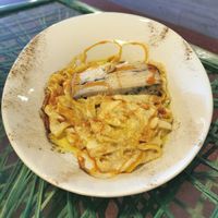 Pasta con Keso at Samelo Veg in Tenerife