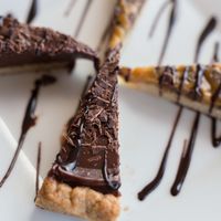 Incredible chocolate pie at Samelo Veg in Tenerife