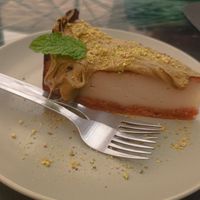 CheeseCake con crema pistacho at Samelo Veg in Tenerife