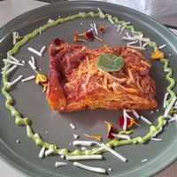 January 2026 - lasagne at Samelo Veg in Tenerife