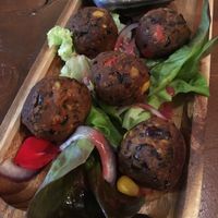 Mexican balletjies for starters at Hoezo in Leiden