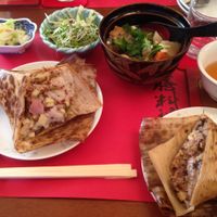 Lunch set for 1,200 yen at SinSinTei in Nagoya