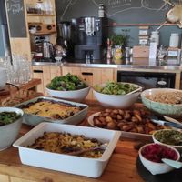 Buffet board at Modir Jord in Egilsstadir