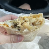 Vegan Reuben wrap  at New Morning Natural Foods in Manchester Center