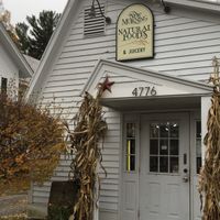 Front entrance  at New Morning Natural Foods in Manchester Center