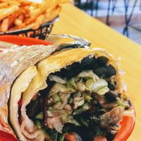 Original burrito (veganised) at Trippy Taco  in St Kilda