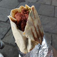 Bhaji wrap at Chai Walla in Bath