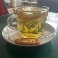 Grüner Tee mit Rosmarin, Ingwer, Orange und Zitrone at Niebostan in Lodz