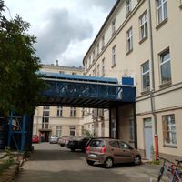 from outside at Niebostan in Lodz