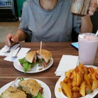 The food at Green Vurgers in San Jose