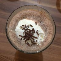 Chocolate Milkshake at Green Vurgers in San Jose