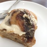Cinnamon roll  at Green Vurgers in San Jose