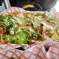 Vegan nachos at Green Vurgers in San Jose