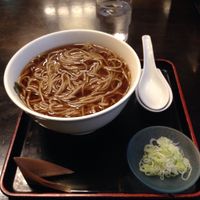 Plain domestic soba at Yabuhan in Otaru