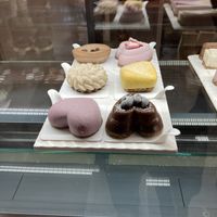 Raw desserts   at BIOrganic Raw Cafe in Chisinau