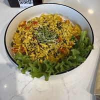 Scrambled tofu  at BIOrganic Raw Cafe in Chisinau