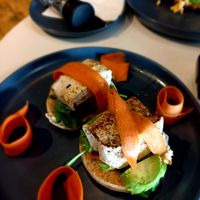 English breakfast muffins with avo and tofu at The Grind Coffee Company in Johannesburg