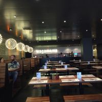 The interior at Wagamama - Rembrandtplein in Amsterdam