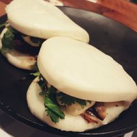 steamed buns - side dish at Wagamama - Rembrandtplein in Amsterdam
