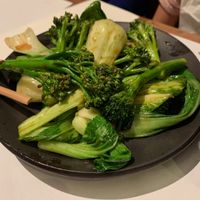 wok fried greens at Wagamama - Rembrandtplein in Amsterdam