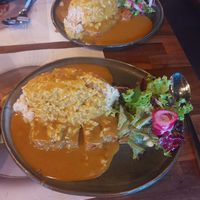 Curry at Wagamama - Central Station in Amsterdam