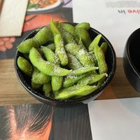 edamame at Wagamama - Central Station in Amsterdam