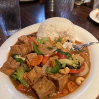 Cashew nut stirfry with tofu  at Thai 9 in Dayton