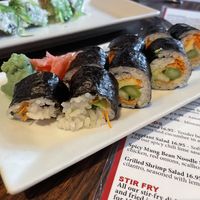 Vegetable sushi roll  at Thai 9 in Dayton