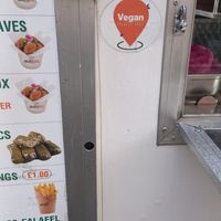 Vegan choices at Yaffa Falafel Box - Food Trailer in West London