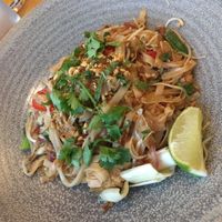 Vegan pad Thai  at Wagamama - Tivoli in Copenhagen