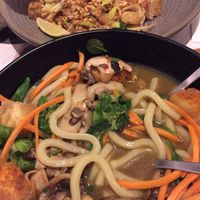 Ramen and pad thai at Wagamama - Tivoli in Copenhagen