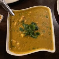 Dhal with tofu (vegan and gf) at Taaza Indian Cuisine in Roanoke