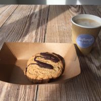 Cookie and Cappuccino at Saftcraft in Frankfurt