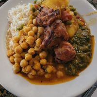 Vegan plate from buffet 😋 at Cafe Bombay in Atlanta