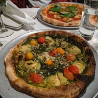 I had the pesto pizza. at Double Zero in New York City