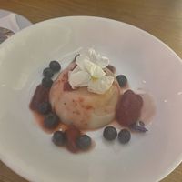 Panna cotta (so light and yummy!!!)  at Double Zero in New York City