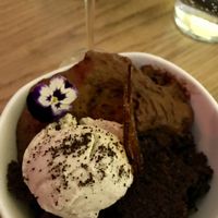 chocolate cake, moose and ice cream at Double Zero in New York City