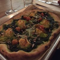Pesto pizza at Double Zero in New York City