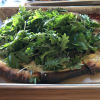 Truffle cream pizza at Double Zero in New York City