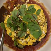 Pizzaiola - whole head of cauliflower  at Double Zero in New York City